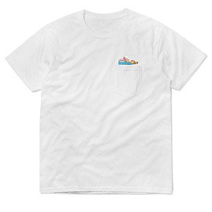 ワンピース チョッパー フルカラーポケットTシャツ WHITE L (キャラクターグッズ)