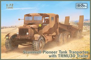 Scammell Pioneer Tank Tranporter w/TRMU30 Trailer (Plastic model)