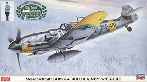 Messerschmitt Bf109G-6 `Juutilainen``w/Figure (Plastic model)