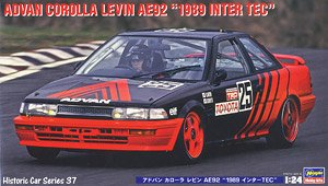 アドバン カローラ レビン AE92 `1989 インターTEC` (プラモデル)