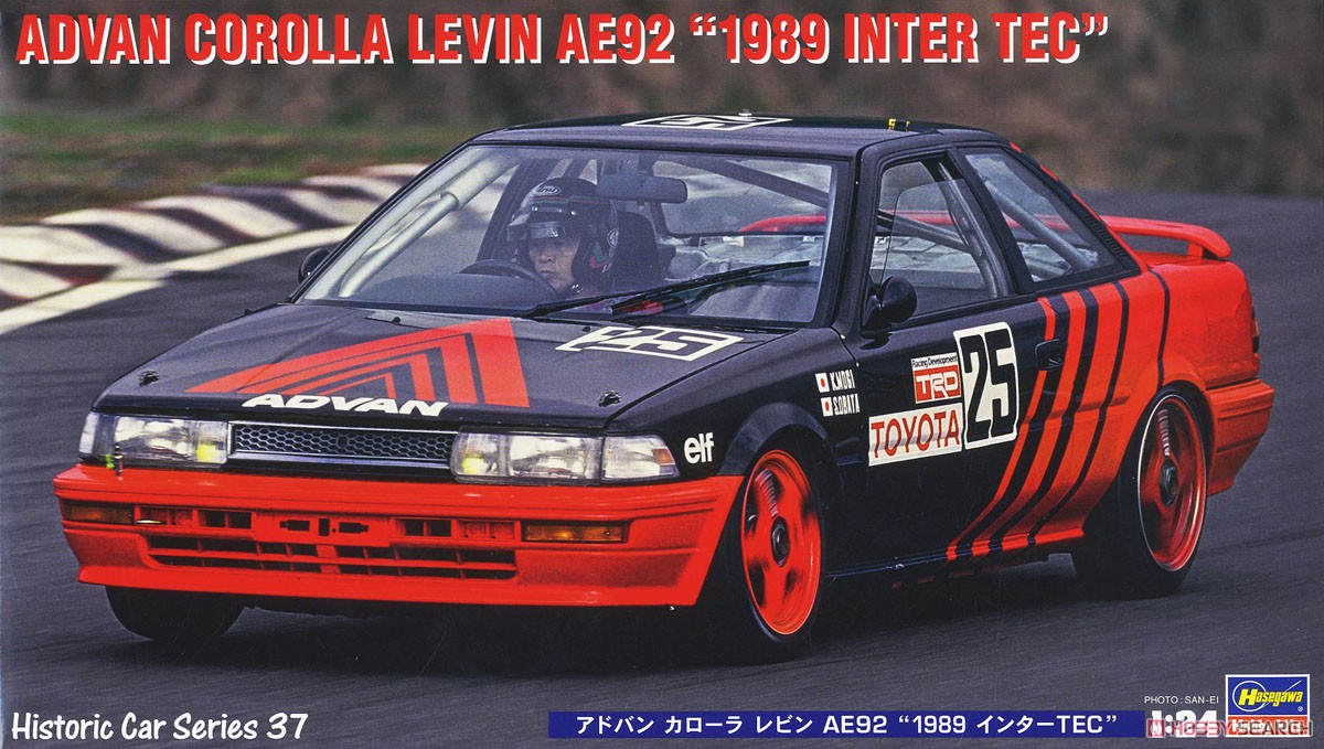 ADVAN Corolla Levin AE92 `1989 InterTEC` (Model Car) Package1