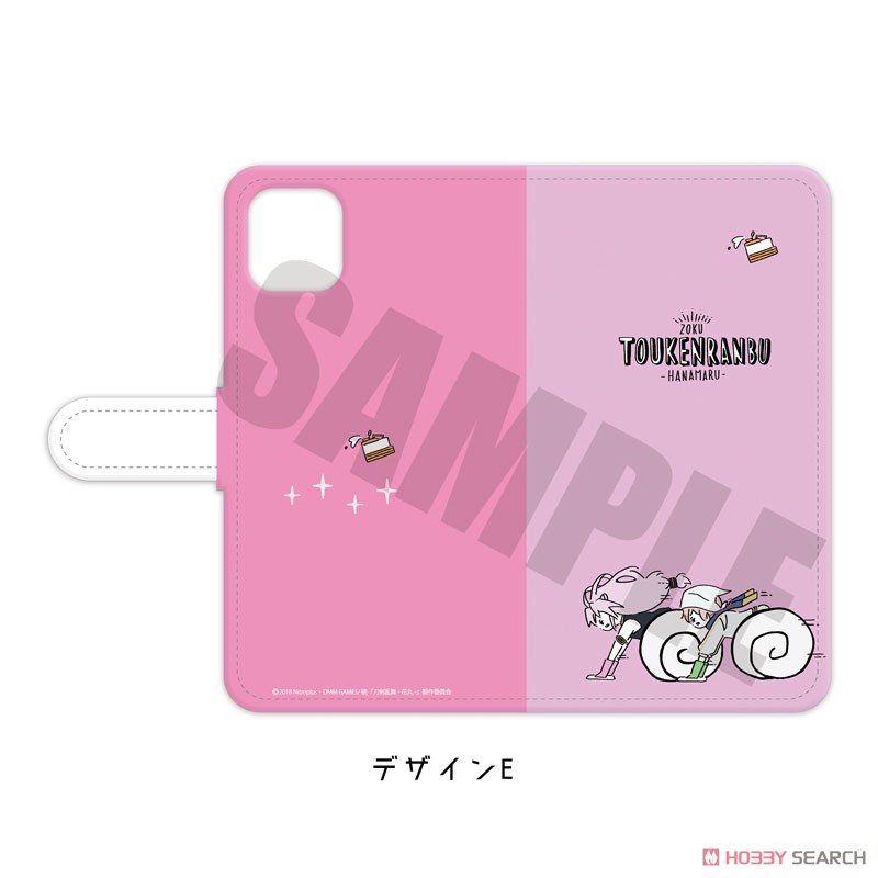 Zoku [Touken Ranbu: Hanamaru] Notebook Type Smart Phone Case (iPhone11pro) PlayP-TE (Anime Toy) Item picture1