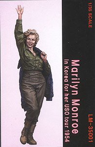 Marilyn Monroe in Korea for Her USO Tour 1954 (Plastic model)