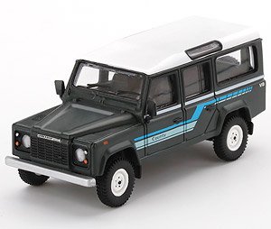 Land Rover Defender 110 1985 County Station Wagon Grey (RHD) (Diecast Car)