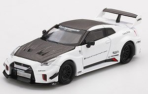 LB-Silhouette Works GT Nissan 35GT-RR Ver.1 White (LHD) (Diecast Car)