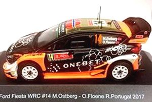 Ford Fiesta WRC 2017 Rally Portugal #14 M.Ostberg (Diecast Car)