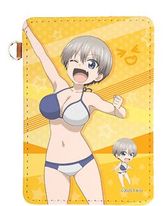Uzaki-chan Wants to Hang Out! Leather Pass Case 04 Hana Uzaki Swimwear Ver. (Anime Toy)