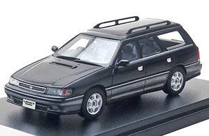 Subaru Legacy Touring Wagon GT (1989) Black Mica / Medium Gray Metallic (Diecast Car)
