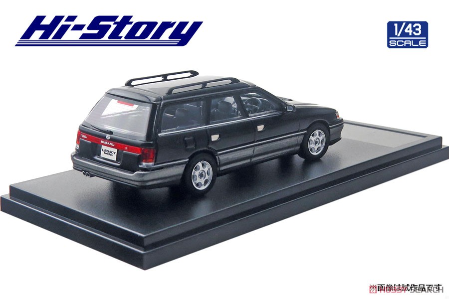Subaru Legacy Touring Wagon GT (1989) Black Mica / Medium Gray Metallic (Diecast Car) Item picture2