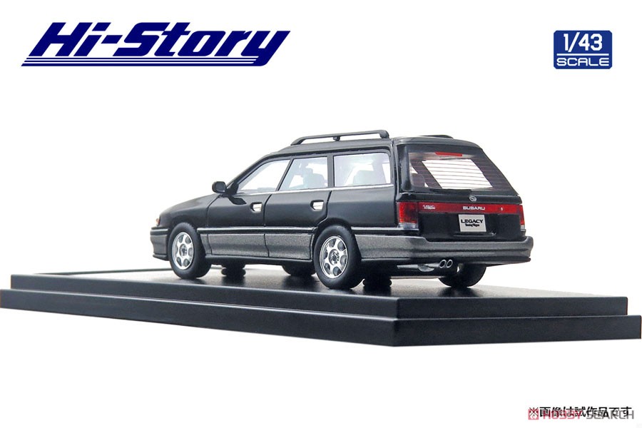 Subaru Legacy Touring Wagon GT (1989) Black Mica / Medium Gray Metallic (Diecast Car) Item picture4