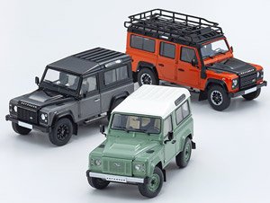 ランドローバー ディフェンダー セレブレーションシリーズ 3台セット (ミニカー)