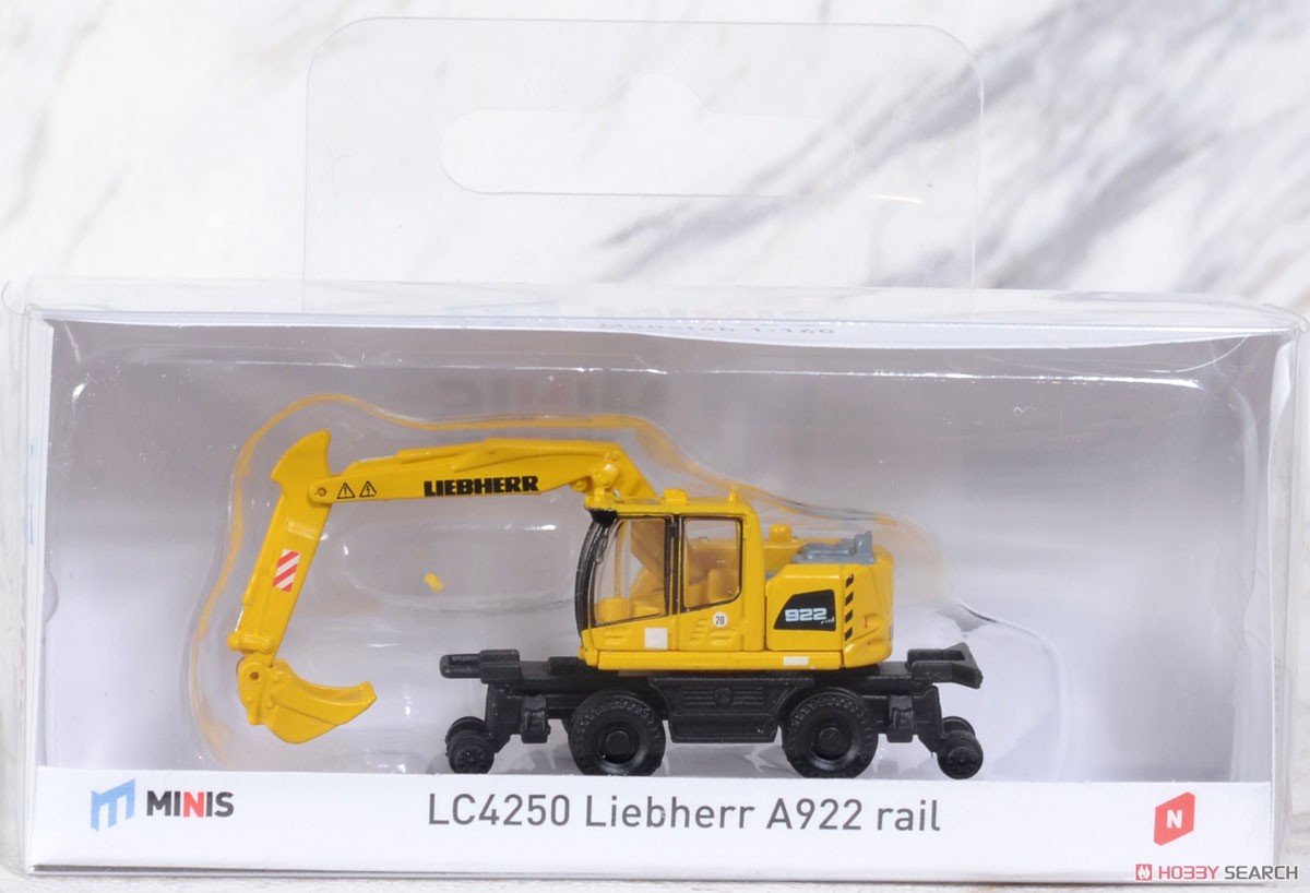 (N) Minis Liebherr A922 Rail 2-Wege Bagger (Liebherr A922 Rail Neutral) (Model Train) Package1