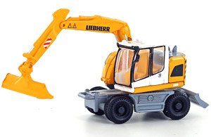 (N) Minis Liebherr Compact Bagger (Liebherr Bagger Compact Gelb/Grau) (Model Train)