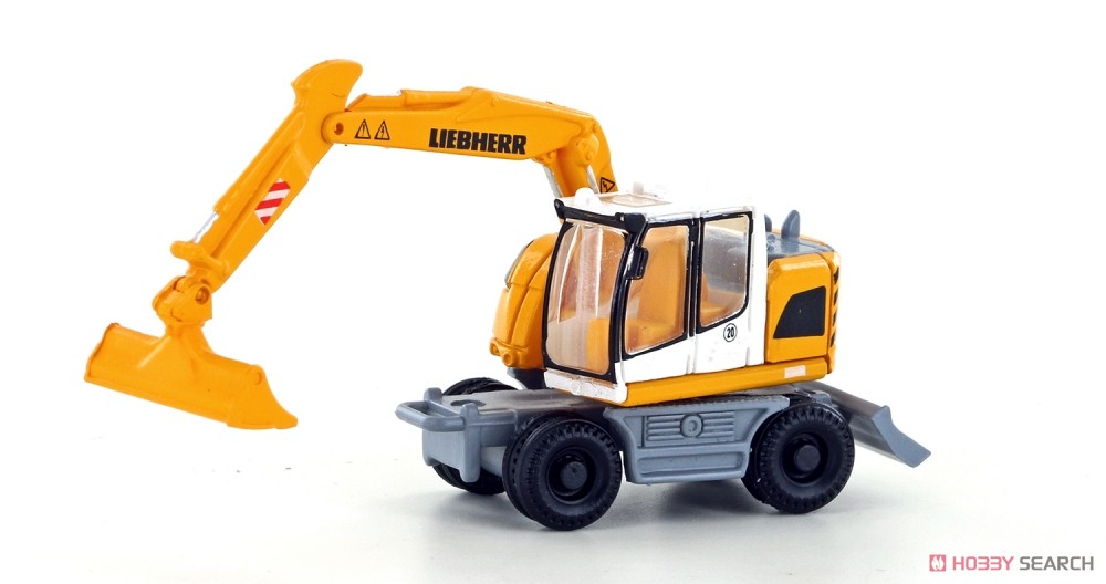 (N) Minis Liebherr Compact Bagger (Liebherr Bagger Compact Gelb/Grau) (Model Train) Item picture1