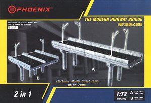 Modern Highway Bridge (30 x 11.8cm) (Plastic model)