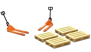 211027 (N) Parette Jack Set (Orange) (Model Train)