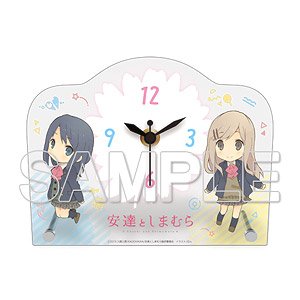 [Adachi to Shimamura] Mini Chara Acrylic Clock (Anime Toy)