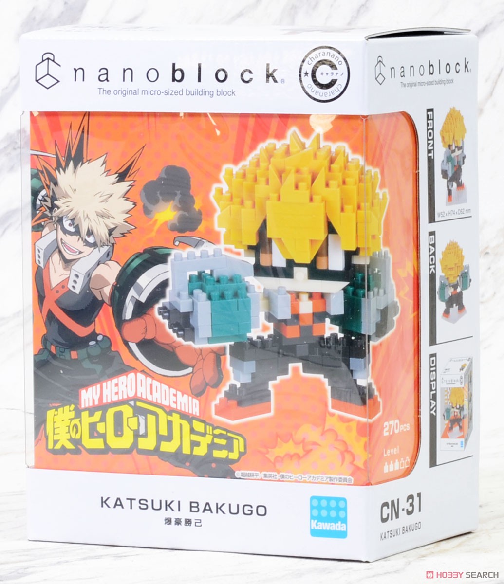 nanoblock キャラナノ 僕のヒーローアカデミア 爆豪勝己 (ブロック) パッケージ2