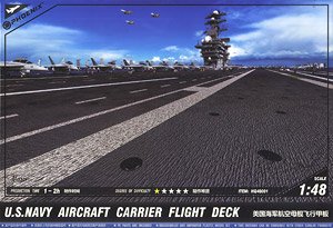 U.S.Navy Aircraft Carrier Flight Deck (30 x 40cm) (Plastic model)
