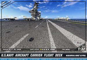 U.S.Navy Aircraft Carrier Flight Deck (40 x 60cm) (Plastic model)
