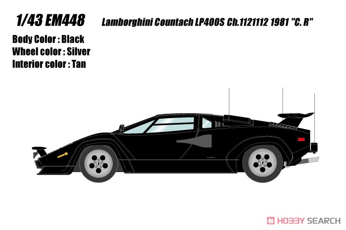 Lamborghini Countach LP400S Ch.1121112 `C.R` 1981 (ミニカー) その他の画像1