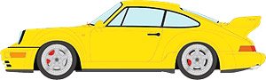 Porsche 911 (964) Carrera RSR 3.8 1993 Speed Yellow (Diecast Car)