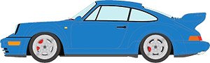 Porsche 911 (964) Carrera RSR 3.8 1993 Maritime Blue (Diecast Car)
