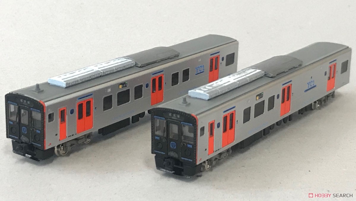 Series YC1 Prototype Car Paper Kit (2-Car Set) (Pre-Colored Kit) (Model Train) Item picture1