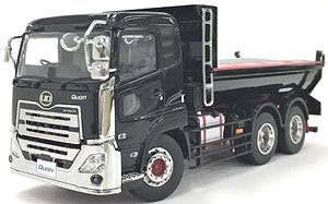 UD Trucks Quon Dump Truck (Black Metallic) (Diecast Car)