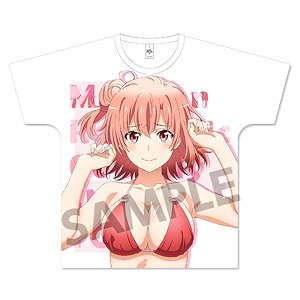 My Teen Romantic Comedy Snafu Series Full Graphic T-shirt Yui Yuigahama Swimwear B Too! Ver. L Size (Anime Toy)