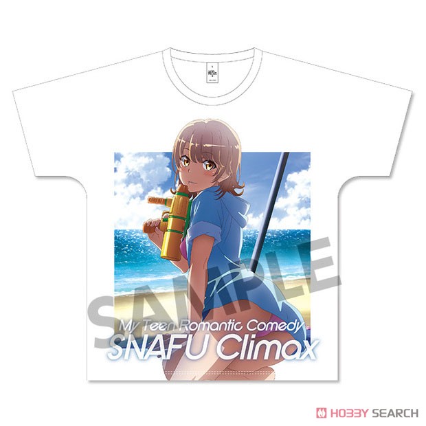 My Teen Romantic Comedy Snafu Series Full Graphic T-shirt Iroha Isshiki Swimwear 2019 Fin Ver. L Size (Anime Toy) Item picture1