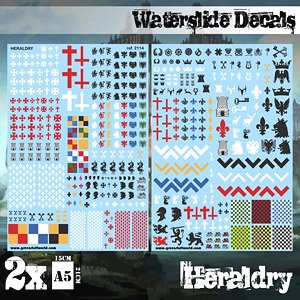 Waterslide Decals - Heraldry (Decal)