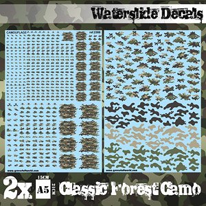 Waterslide Decals - Classic Forest Camo (Decal)