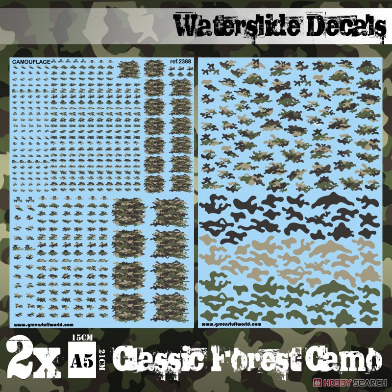 Waterslide Decals - Classic Forest Camo (Decal) Other picture1