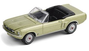 1967 Ford Mustang Convertible Sports Sprint - Lime Gold (Diecast Car)