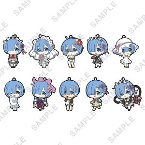 Re:Zero -Starting Life in Another World- Trading Rubber Strap Lots of Memories with Rem Ver. (Set of 10) (Anime Toy)