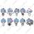 Re:Zero -Starting Life in Another World- Trading Rubber Strap Lots of Memories with Rem Ver. (Set of 10) (Anime Toy) Item picture1