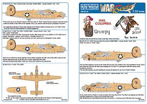 WW.II U.S. B-24D Liberator Snow White and the Seven Dwarfs Squadron Decal Set 6 (Decal)