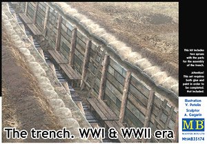 The Trench. WWI & WWII era (Plastic model)