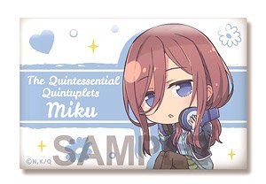 The Quintessential Quintuplets Petithime Square Can Badge Miku (Anime Toy)