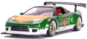 Honda NSX 2002 w/Green Ranger Figure (Power Rangers) (Diecast Car)