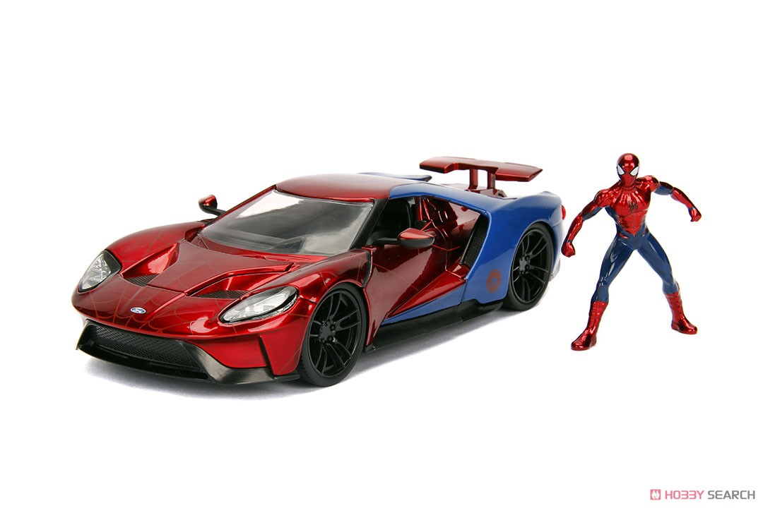 Ford GT w/ Spider-Man Figure (Spider-Man) (Diecast Car) Item picture1