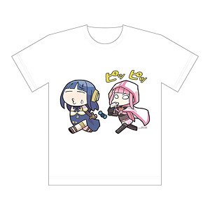 マギアレコード 魔法少女まどか☆マギカ外伝 フルカラーTシャツ (七海やちよ&いろはちゃん 運動) XLサイズ (キャラクターグッズ)