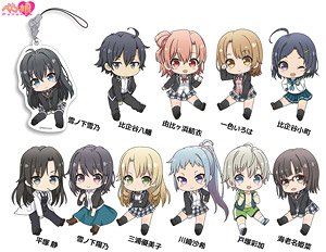 My Teen Romantic Comedy Snafu Fin Petanko Trading Acrylic Strap (Set of 11) (Anime Toy)