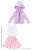 Girls Holiday Set 2020 (Purple x Pink) (Fashion Doll) Item picture1