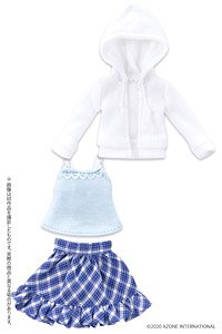 Girls Holiday Set 2020 (White x Blue) (Fashion Doll)