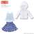 Girls Holiday Set 2020 (White x Blue) (Fashion Doll) Item picture2