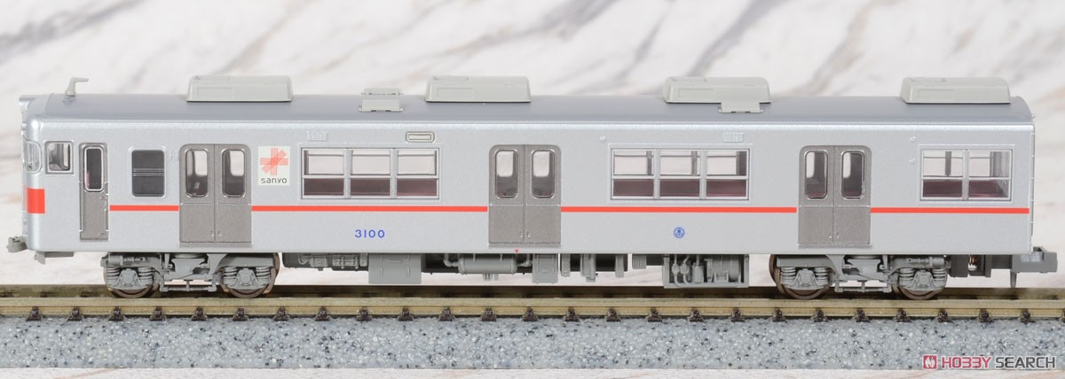 Sanyo Electric Railway Series 3100 Aluminum Body Car + Steel Body Car, New Symbol Mark, Three Car Set (3-Car Set) (Model Train) Item picture2