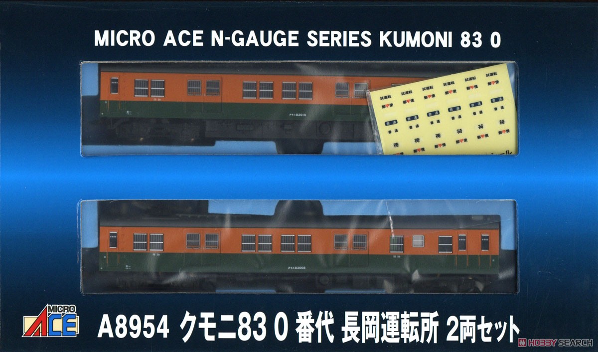 クモニ83-0番台 長岡運転所 2両セット (2両セット) (鉄道模型) パッケージ1