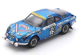 Alpine-Reanult A110 1600 SC No.19 Winner Coupe des Dames 11th Monte Carlo Rally 1976 (ミニカー)